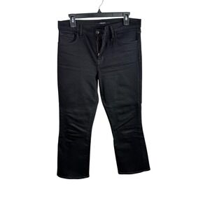 J Brand Jeans Womens 27 Black Denim Cotton Blend Five Pocket Zip Fly Stretch